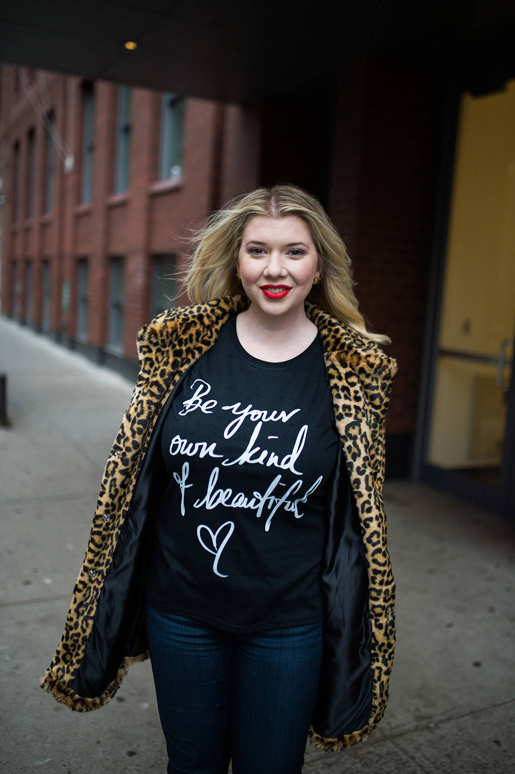 Be Your Own Kind of Beautiful Shirt, Leopard Coat